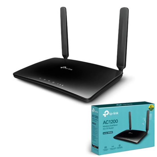 TP-LINK ARCHER-MR400 1500Mbps 4 Port Kablosuz-Ethernet 4G LTE Dual Ban