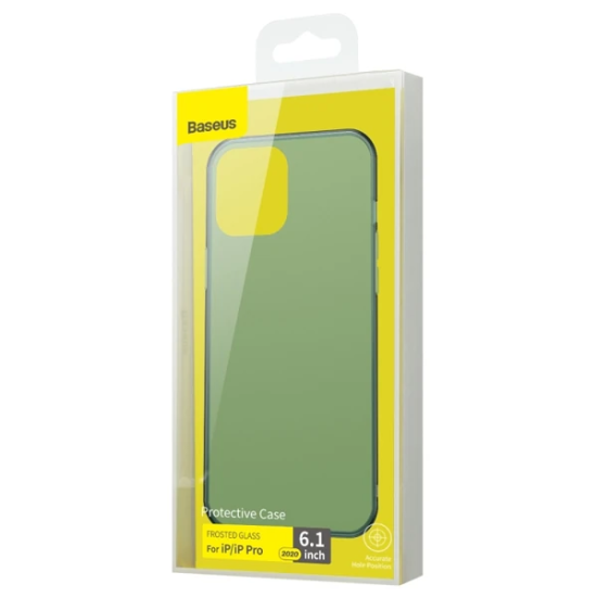Baseus Frosted Glass iPhone 12 -12 Pro 6.1inch Shockproof Koruyucu Kıl