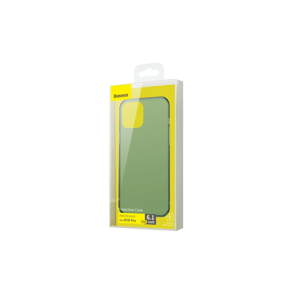 Baseus Frosted Glass iPhone 12 -12 Pro 6.1inch Shockproof Koruyucu Kıl