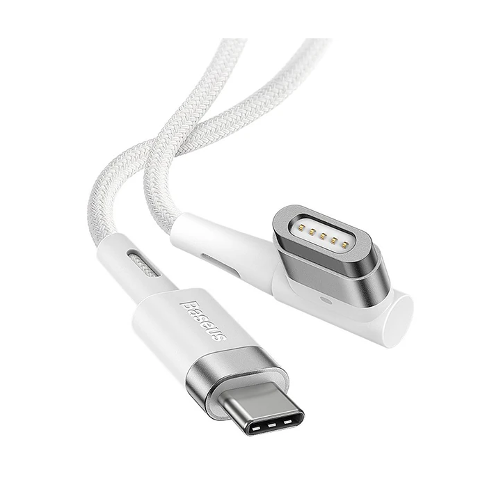 Baseus Zinc Manyetik L Uçlu 60W Macbook Hızlı Şarj Güç Kablosu 2m