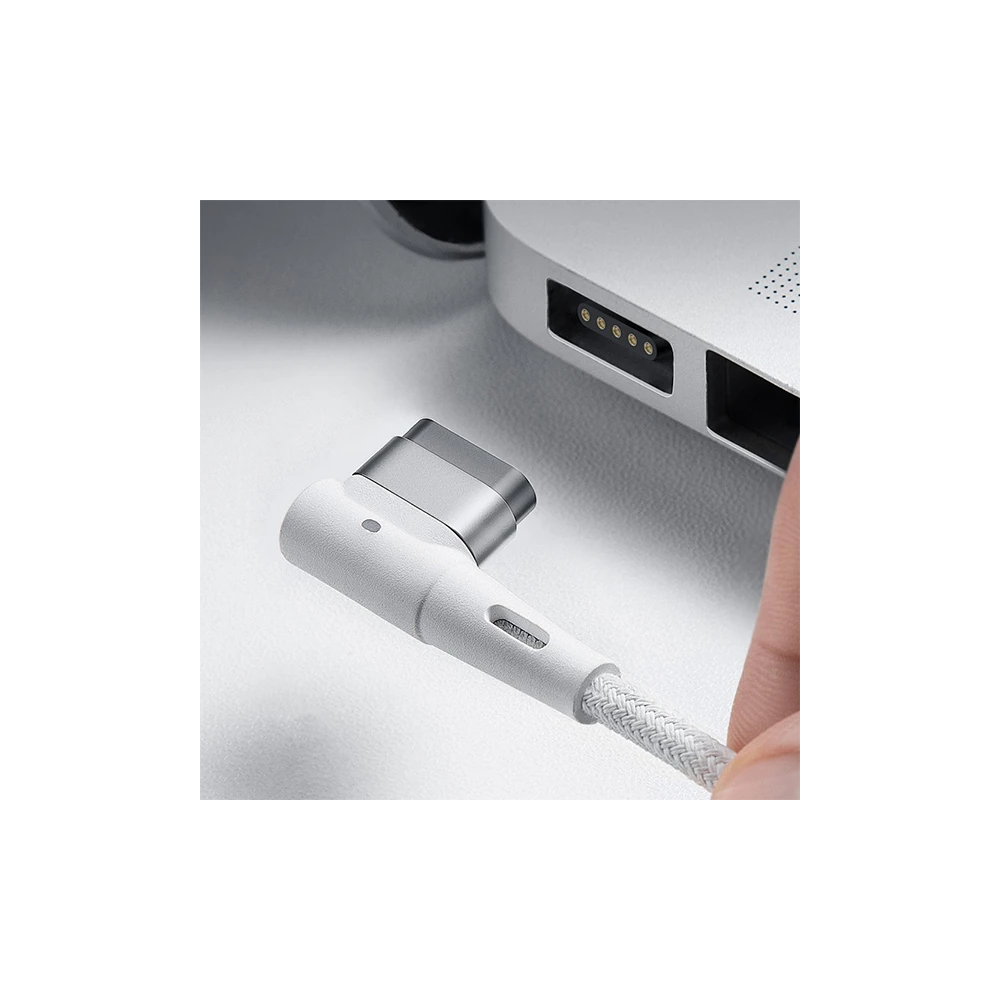 Baseus Zinc Manyetik L Uçlu 60W Macbook Hızlı Şarj Güç Kablosu 2m