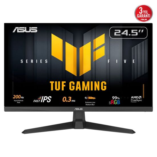 ASUS TUF GAMING VG259Q5A 24,5" 0.3ms, 200Hz, Full HD, DP, 2xHDMI,