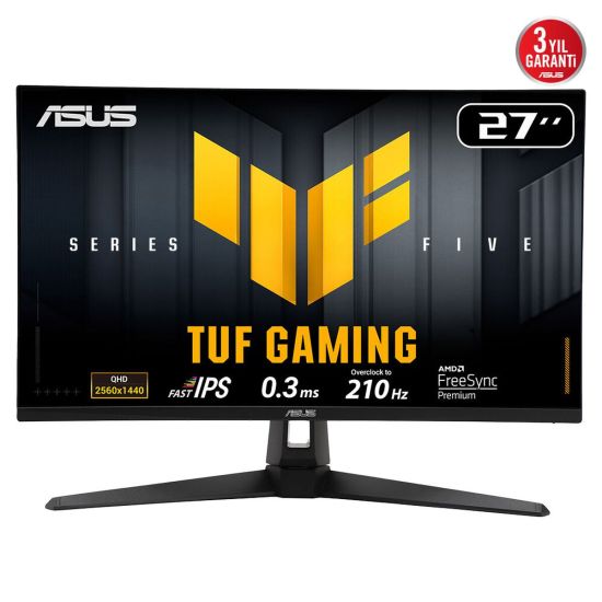 ASUS TUF GAMING VG27AQ5A 27" 0.3ms, 210Hz, QHD, DP, 2xHDMI, USB, 