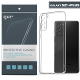 GOR Samsung Galaxy S21+ Plus Kılıf Kamera Korumalı Şeffaf Silikon Kılı