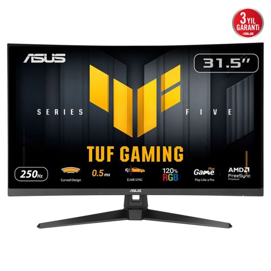 ASUS TUF GAMING VG32VQM5B 31,5" 0,5ms, 250Hz, FullHD Curved, DP, 