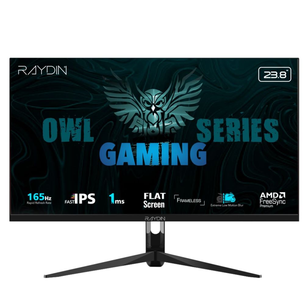 RAYDIN G238IPS165, 23.8", 1ms, 165Hz, Full HD, HDMI, DP, USB, Hop