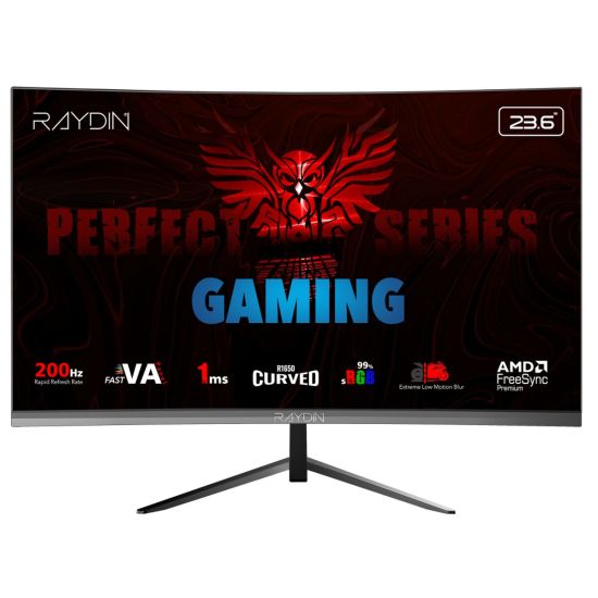 RAYDIN MM24RFA-200HZ, 23.6", 1ms, 200Hz, Full HD, HDMI, DP, Hopar