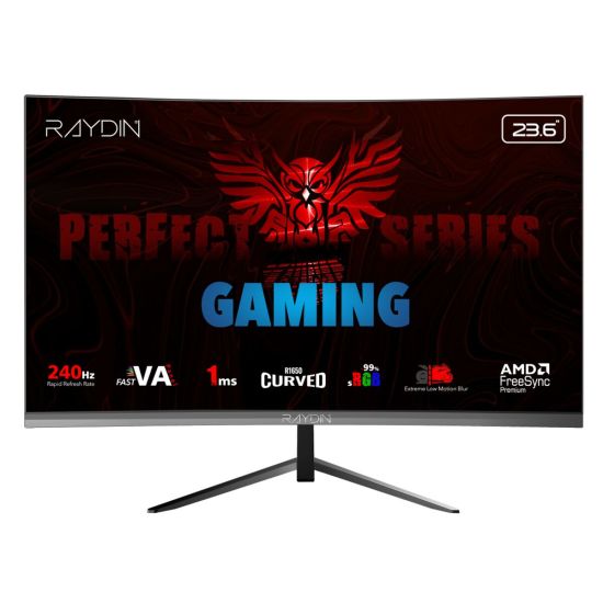RAYDIN MM24RFA-240HZ, 23.6", 1ms, 240Hz, Full HD, HDMI, DP, Hopar