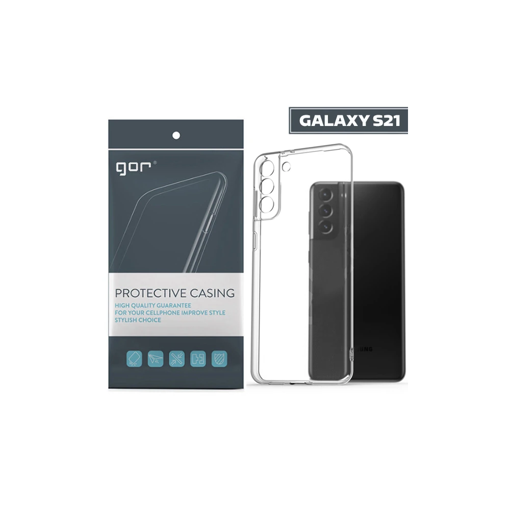 Samsung Galaxy S21 Kılıf Kamera Korumalı Şeffaf Silikon Kılıf