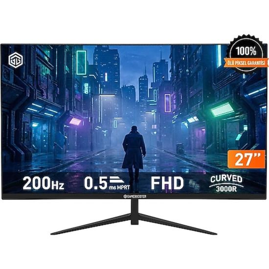 GAMEBOOSTER 27 GB-27M1F200CFMR VA ADAPTIVE SYNC CURVED 3000R 0,5Ms 200