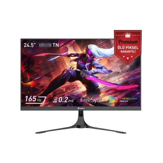 GAMEBOOSTER 24.5 GB-2516FF TN FREESYNC,G-SYNC 0.2Ms 165Hz HDMI+DP FHD 