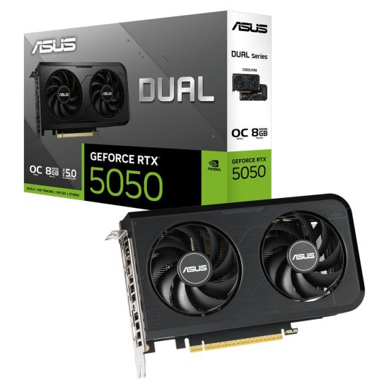 ASUS DUAL-RTX5050-O8G, 8Gb, 128Bit, GDDR6, 1xHDMI, 3xDP GAMING Ekran K