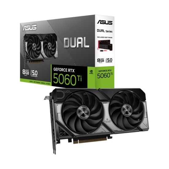 ASUS DUAL-RTX5060TI-8G, 8Gb, 128Bit, GDDR7, 1xHDMI, 3xDP GAMING Ekran 