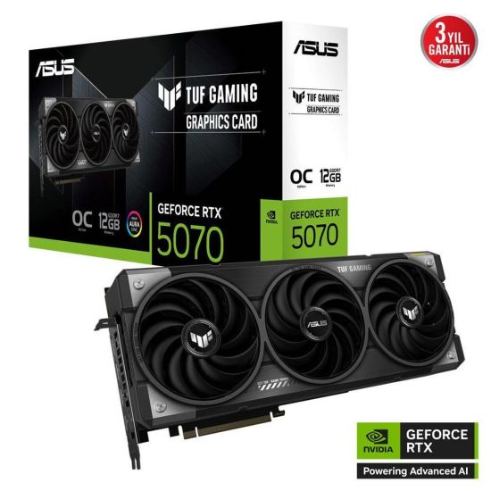 ASUS TUF-RTX5070-O12G-GAMING, 12Gb, 192Bit, GDDR7, 2xHDMI, 3xDP GAMING