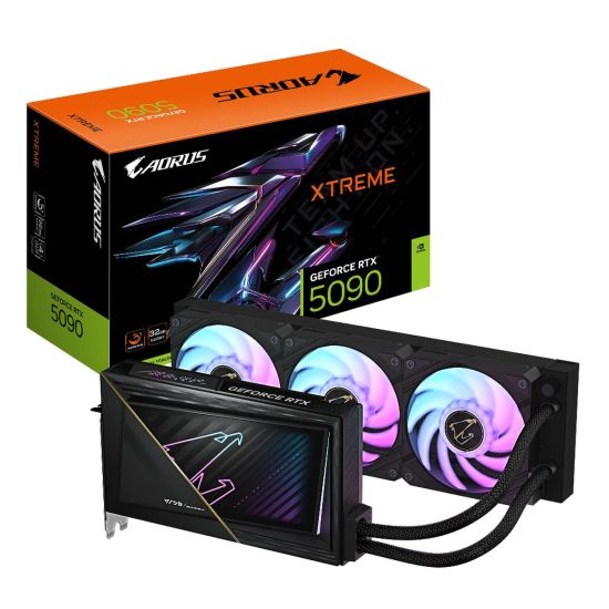 GIGABYTE GV-N5090AORUSX W-32GD, RTX5090, XTREME WATERFORCE, 32Gb, GDDR