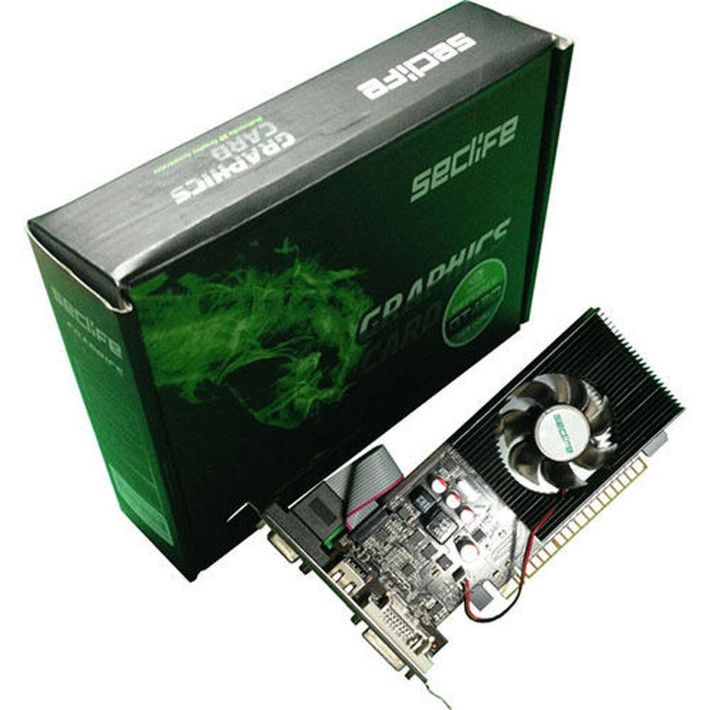 Seclife Nvidia 2GB Geforce GT610 DDR3 64 Bit HDMI DVI VGA LP Single Fa