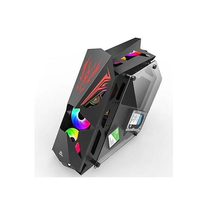 REVENGE DARK LORD 650W 80+ TEMPERLI CAM SIYAH 8X12CM RGB FAN ROBOTİK A
