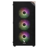 VENTO VG3400S Mid Tower, 750W 80+ Siyah, Temperli Cam, RGB, ATX GAMING