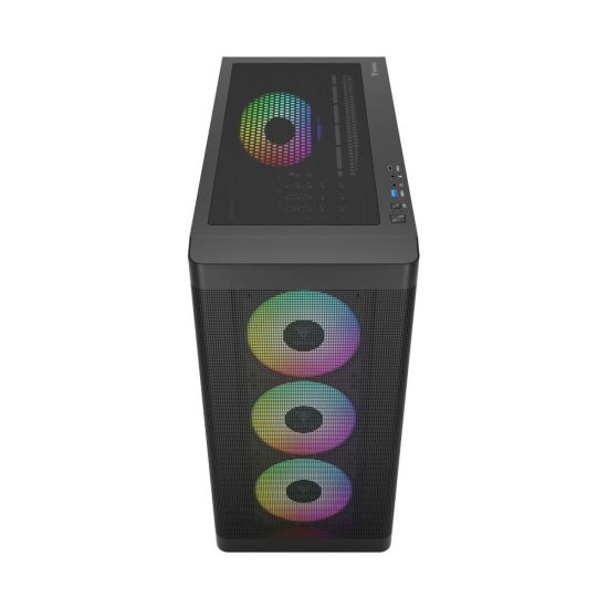 GAMDIAS ATHENA M3, 1600W, Tempered Glass, Type-C, Mesh Ön Panel, ARGB,