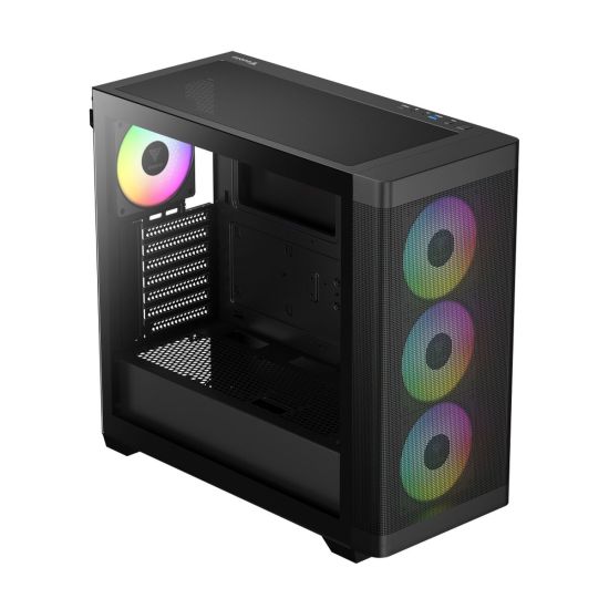 GAMDIAS ATHENA M3, 850W, 80+ Bronze, Tempered Glass, Type-C, Mesh Ön P