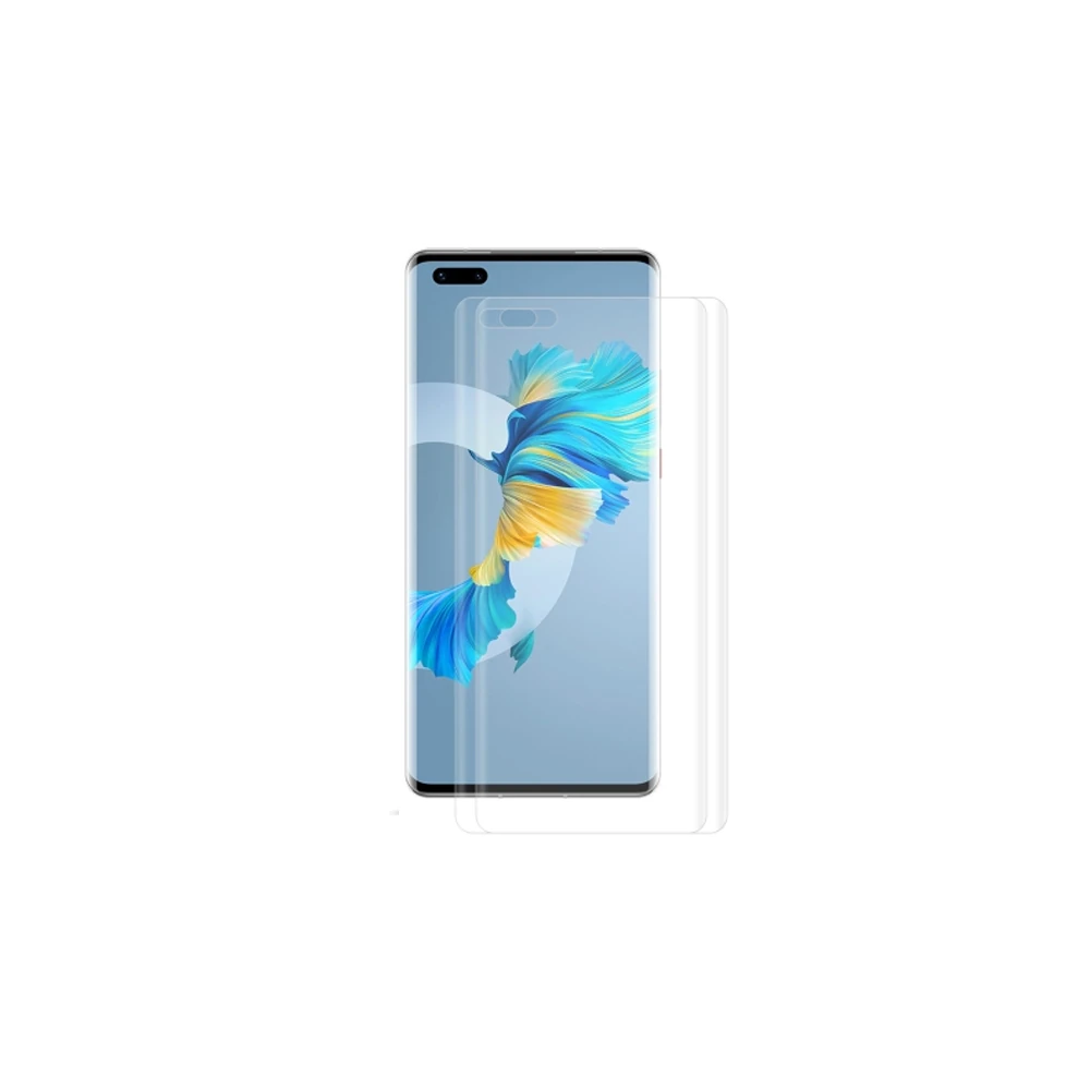 Gor Huawei Mate 40 Pro 3D Kavisli Full Kaplama Darbe Emici Ekran Koruy