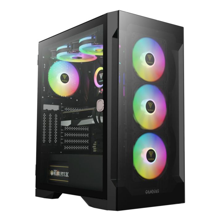 GAMDIAS TALOS E2 Elite, 850W, 80+ Bronze, Tempered Glass, ARGB, ATX GA