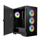 GAMDIAS TALOS E2 Elite, 850W, 80+ Bronze, Tempered Glass, ARGB, ATX GA