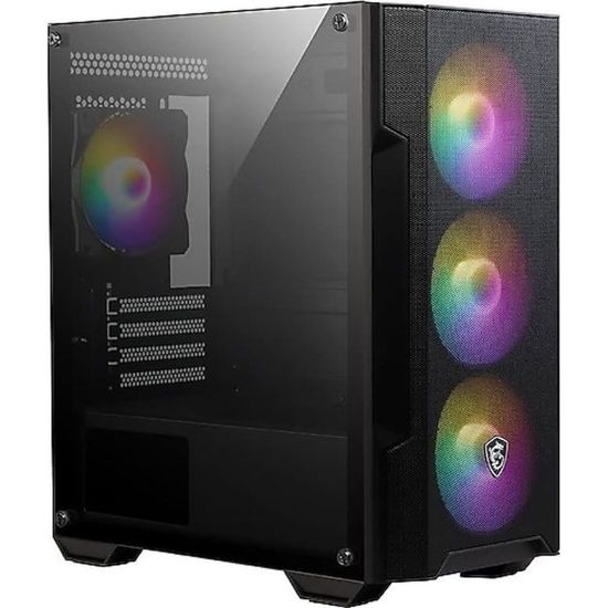 MSI MAG Forge M100A D60 600W 80+ Akrilik yan panel 3x120mm 1x120mm Aut