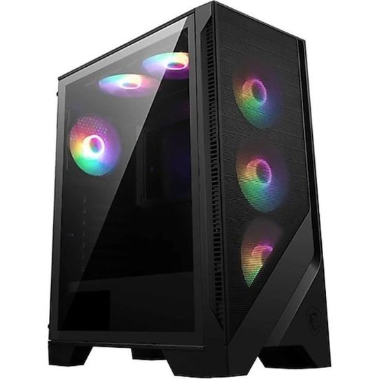 MSI MAG Forge 120A B65 650W 80+ Tempered Glass 6 x 120mm Dual-Ring Ren