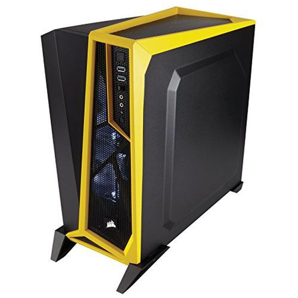 CORSAIR Spec-Alpha CC-9011094-WW (Powersız) Çelik Siyah/Sarı Pencereli