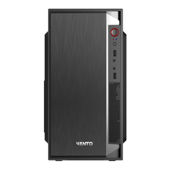 VENTO VS119S Mid Tower, Peak 400W Siyah, ATX Kurumsal KASA