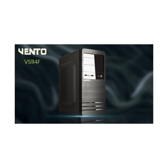 VENTO VS114F Mid Tower, 400W Siyah, Kurumsal KASA