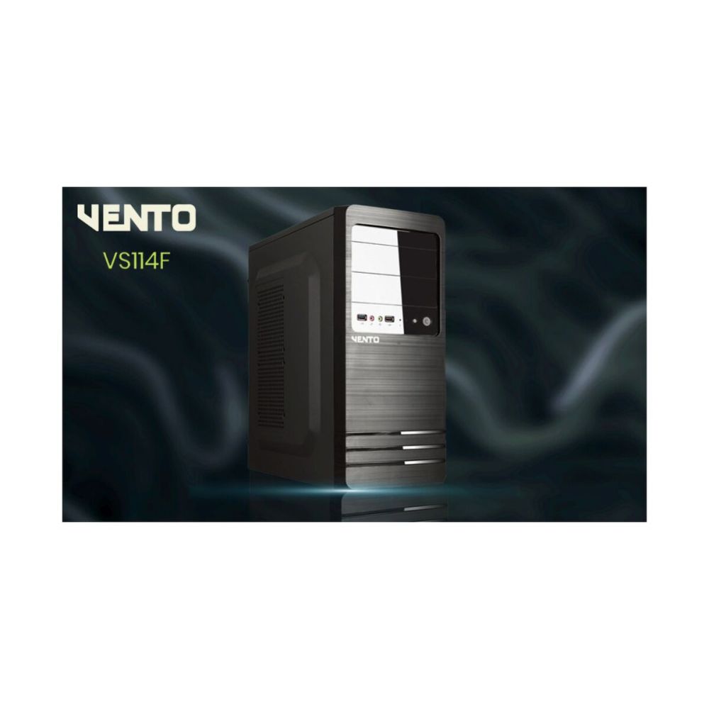 VENTO VS114F Mid Tower, 400W Siyah, Kurumsal KASA