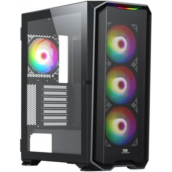 POWERBOOST PB-P3720B 850W 80+ BRONZE MESH ÖN PANEL 4XARGB FAN+USB3.0 G