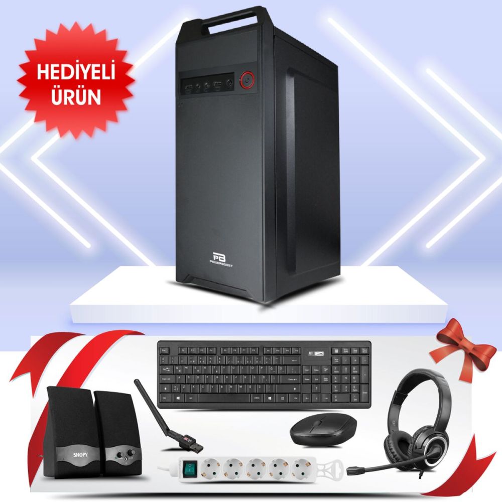 FORCE-F3K, Intel i5-12400, 16Gb Ram, 512Gb SSD, Paylaşımlı Ekran Kartı