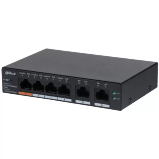 DAHUA CS4006-4GT-60, 4 Port, Gigabit, PoE 60W, 2 Port Uplink, Cloud Yö