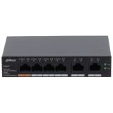 DAHUA CS4006-4GT-60, 4 Port, Gigabit, PoE 60W, 2 Port Uplink, Cloud Yö