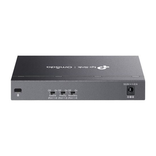 OMADA DS106P, 6 Port Megabit, 4 Port Megabit PoE+, 67W, Yönetilemez, M