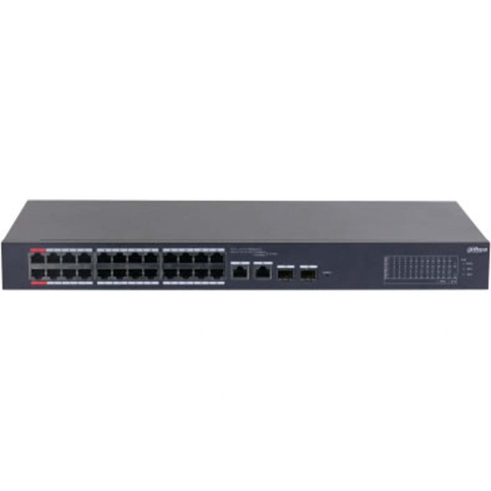DAHUA CS4226-24ET-240, 24Port, Megabit, PoE 240W, 2 Port SFP Gigabit C