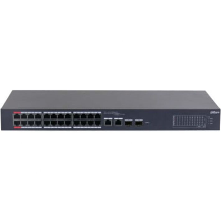 DAHUA CS4226-24ET-240, 24Port, Megabit, PoE 240W, 2 Port SFP Gigabit C