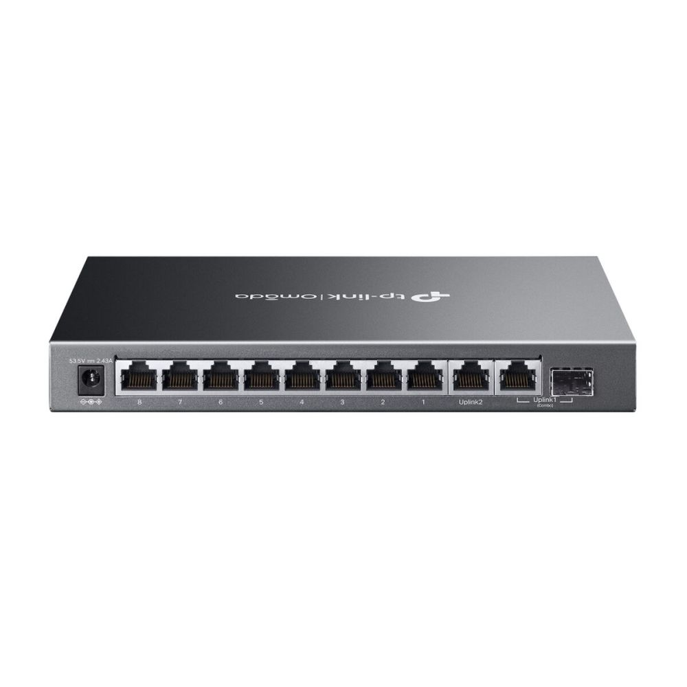 OMADA ES210GMP, 10 Port Gigabit, 8 Port PoE+, 1Port Gigabit Combo SFP,