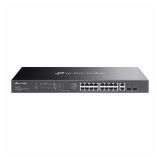 Omada ES220GMP, 16 Port Gigabit, 16 Port PoE+, 2 Port Gigabit SFP, 250