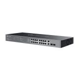 Omada ES220GMP, 16 Port Gigabit, 16 Port PoE+, 2 Port Gigabit SFP, 250