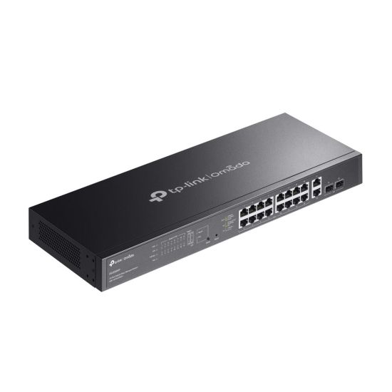 Omada ES220GMP, 16 Port Gigabit, 16 Port PoE+, 2 Port Gigabit SFP, 250