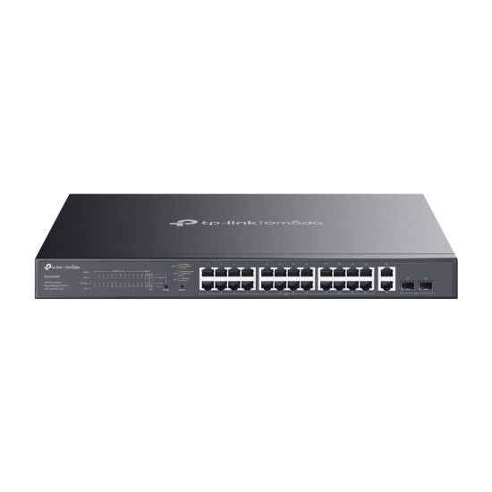 OMADA ES228GMP, 28 Port Gigabit, 24 Port Poe+, 2 Port Gigabit SFP, 384