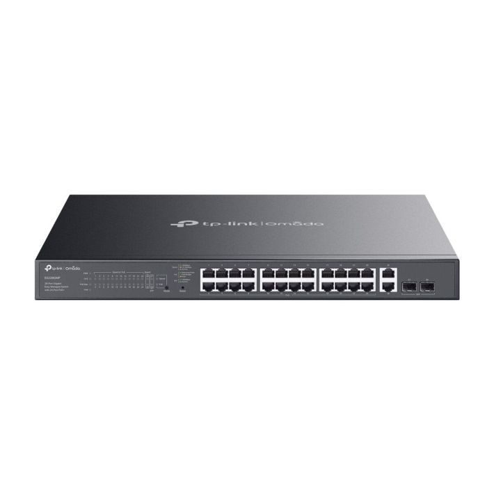 OMADA ES228GMP, 28 Port Gigabit, 24 Port Poe+, 2 Port Gigabit SFP, 384