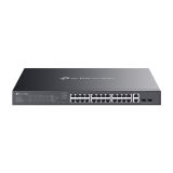 OMADA ES228GMP, 28 Port Gigabit, 24 Port Poe+, 2 Port Gigabit SFP, 384
