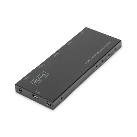 Digitus Ultra İnce HDMI Çoklayıcı, 1x4, 4K/60Hz, HDR, HDCP 2.2, 18 Gbp