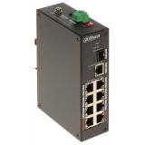 DAHUA PFS3110-8ET-96-V2, 8 Port, Megabit, PoE 96W, 1 Port Gigabit Upli