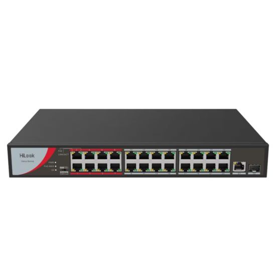 HILOOK NS-0326P-230(B), 24Port, Megabit, PoE 230W, 1 Port GigaBit Lan,